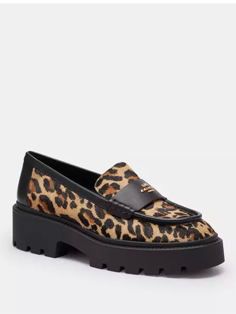 COACH® Outlet Lucy Loafer With Leopard Print